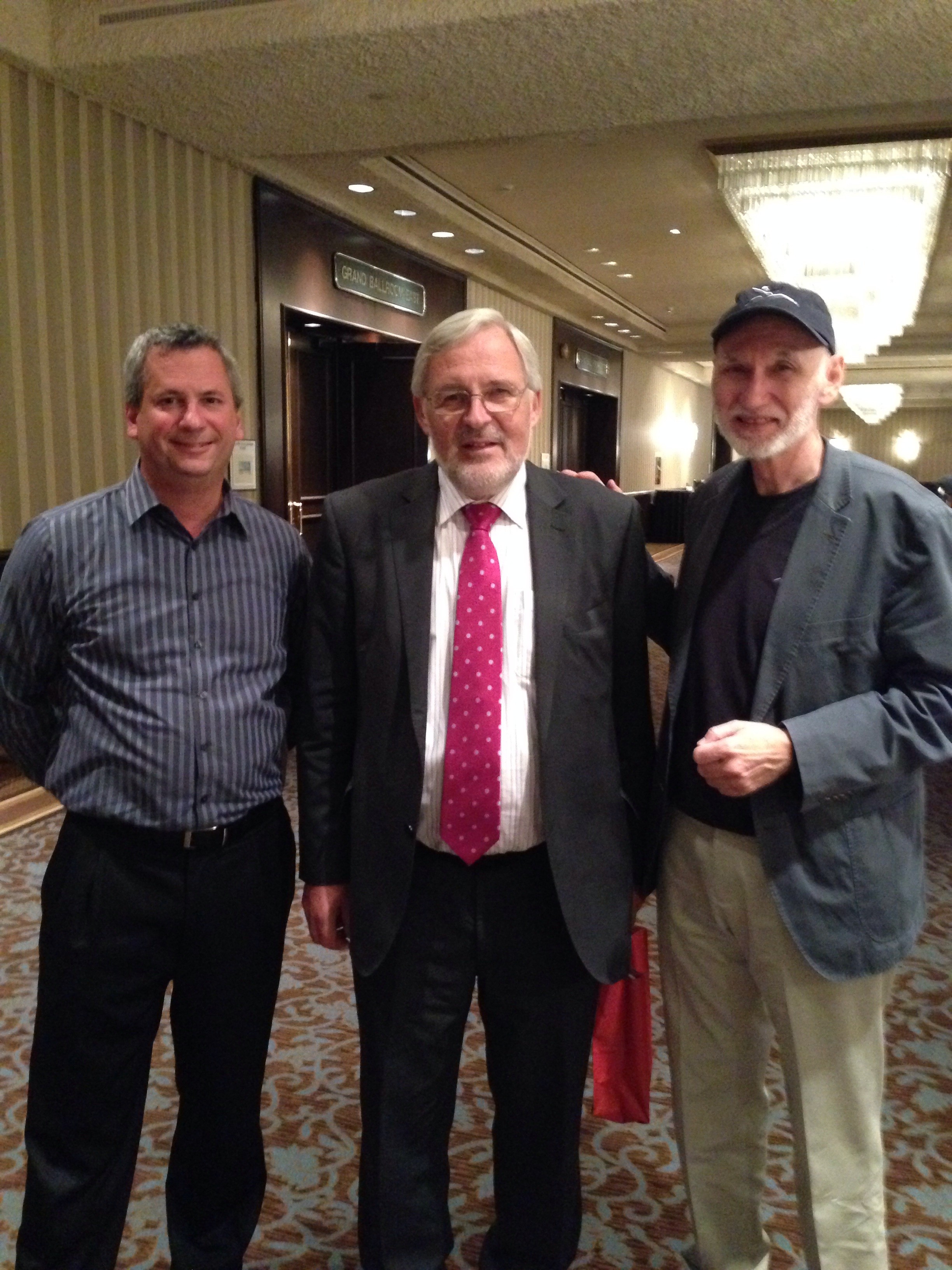 With authors Dan Jones, Lean Enterprise Academy and John Shook, Lean Enterprise Institute at book signing at AME